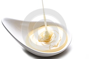 Condensed milk isolated