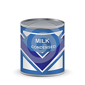 Condensed milk  . Vector