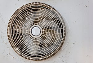Condenser fan and old rust