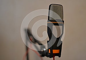 Condenser Microphone on Arm Holder