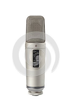 Condenser microphone - front view