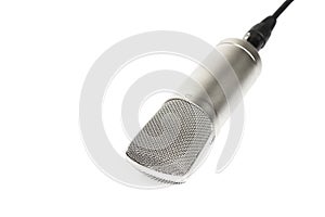 condenser microphone isolated