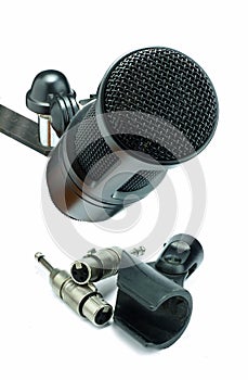 Condenser microphone and xlr connector