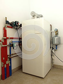 Condensing boiler photo