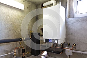 Condensing gas boiler