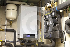Condensing gas boiler
