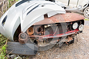 The condition of the car was demolished