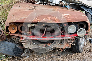 The condition of the car was demolished