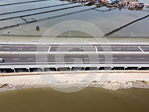 The Condition of Indonesian Infrastructure for the Toll road over the sea on the north coast of Java, Semarang-demak toll road