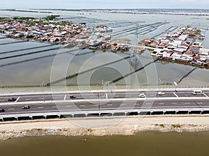 The Condition of Indonesian Infrastructure for the Toll road over the sea on the north coast of Java, Semarang-demak toll road