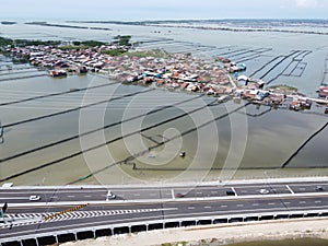 The Condition of Indonesian Infrastructure for the Toll road over the sea on the north coast of Java, Semarang-demak toll road