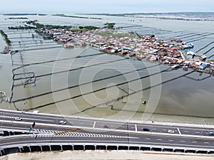 The Condition of Indonesian Infrastructure for the Toll road over the sea on the north coast of Java, Semarang-demak toll road