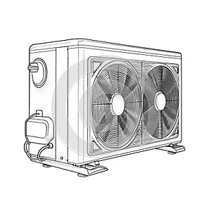 conditioner Air Conditiong ai generated