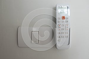 Conditioner remote control and electrical switch