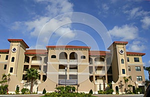 condo building in tropics