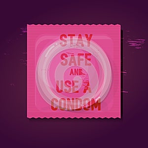 Condom pack with