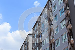 Condominium. apartment building