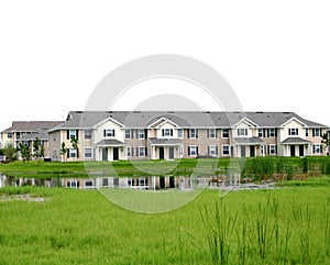 Condominium apartments near wetlands photo