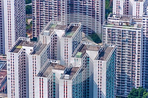 Condominium Building, near Kowloon Peak, Ma On Shan Country Park, Kowloon, Hong Kong