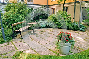 Condominium Courtyard