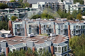 Condominiums & apartments, Vancouver BC Canada.