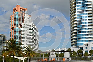 Condominiums, South Pointe Park, South Beach, Florida