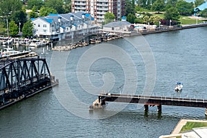 Condos on the river in Michigan