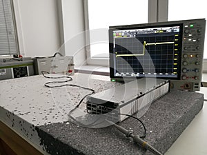 Conducted transient emissions measurement in EMC lab