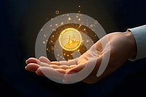 Conducting financial transactions in the era where technology comes to help Makes it easy to change at your fingertips photo