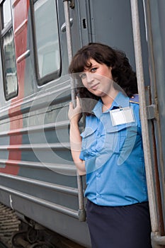 Conductor of the carriage