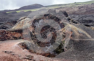 Cone of the Chico Volcano on Isabela Island of the Galapagos Archipelago - Ecuador 1