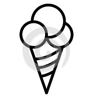 Basic RGB Cone, Isolated Vector icon which can easily modify or edit