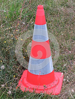 Cone safety signal warning precaution separation visibility photo