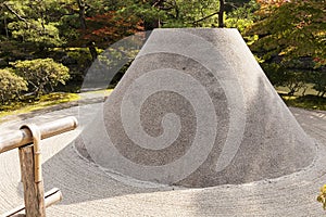 Cone Of Sand In Zen Garden