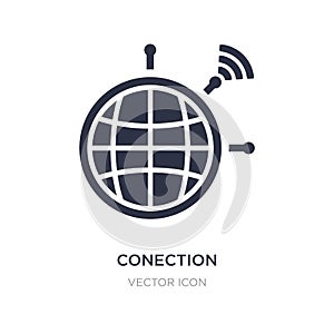 conection icon on white background. Simple element illustration from Technology concept