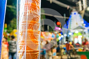 Cones hanging, Indian steet image