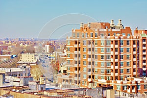 Coney island brooklyn new york air view panorama