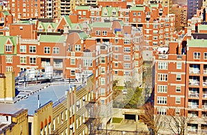 Coney island brooklyn new york air view panorama