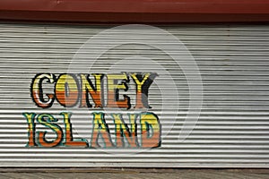 Coney Island Graffiti photo