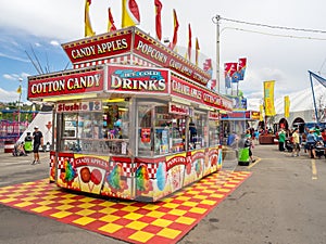 Confection booth at the the Calgary Stampede