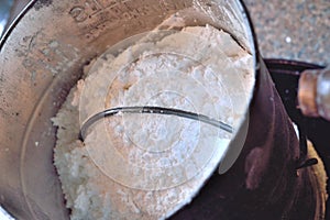 Confectioner's sugar in sifter, old-fashioned