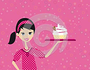 Confectioner woman photo