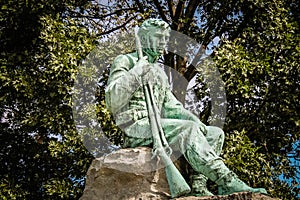 Confederate monument Centennial Park Nashville photo