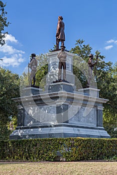 Confederate Soldiers Monument at Texas State Capitol grounds in Austin, TX