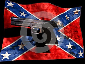 Confederated and gun