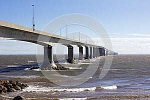 The Confederation Bridge in Canada photo