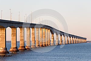 Confederation Bridge between New Brunswick and PEI photo
