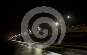 Confederation Bridge at Night photo