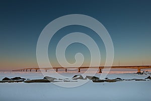 Confederation Bridge at sunrise