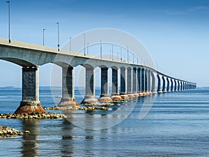 Confederation Bridge to PEI in the Maritimes